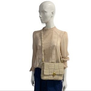 Vintage Woven Made in Italy Crossbody Purse